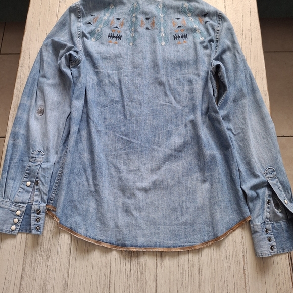 💋Ralph Lauren, Dwnim&Supply Limited-Edition Men's Blue Denim Shirt💋 - Picture 5 of 9